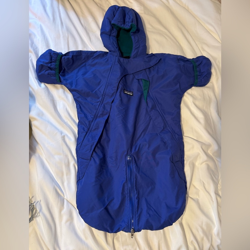 Patagonia Vintage Baby Bunting 12-16 lbs